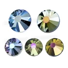 Вулкан горячей фиксации Стразы flatback кристалл страз камень для горячей фиксации на ткани одежды сумки для одежды diy Блеск аппликация украшения