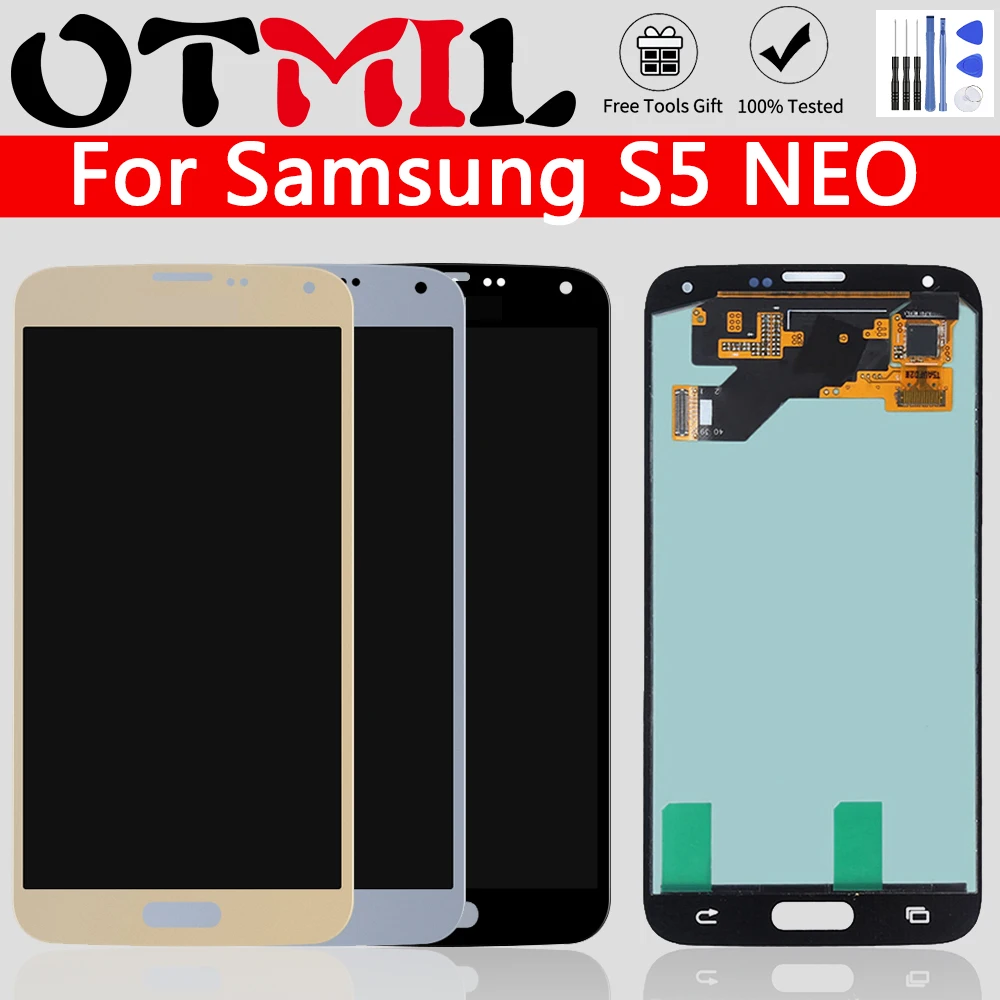 ЖК дисплей OTMIL Super AMOLED для Samsung Galaxy S5 NEO сенсорный экран с дигитайзером в сборе G903M