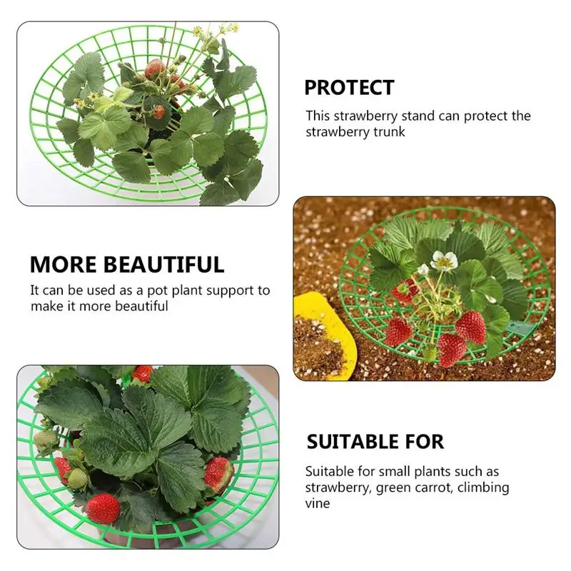

2pcs Plant Frame Plant Bracket Strawberry Rack For Fruit Plant Strawberry Garden Plant Vegetable Climbing Growing Support Stand