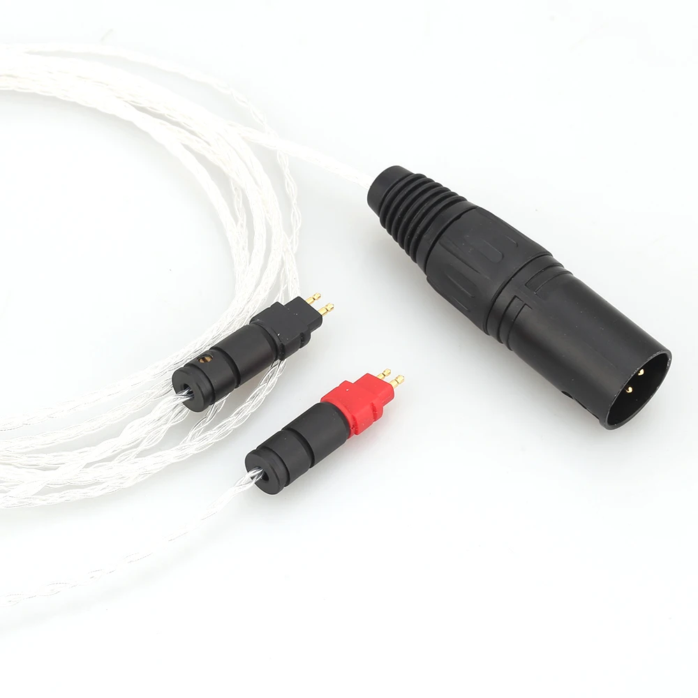 8-ядерный обновленный кабель для наушников OCC с серебряным покрытием