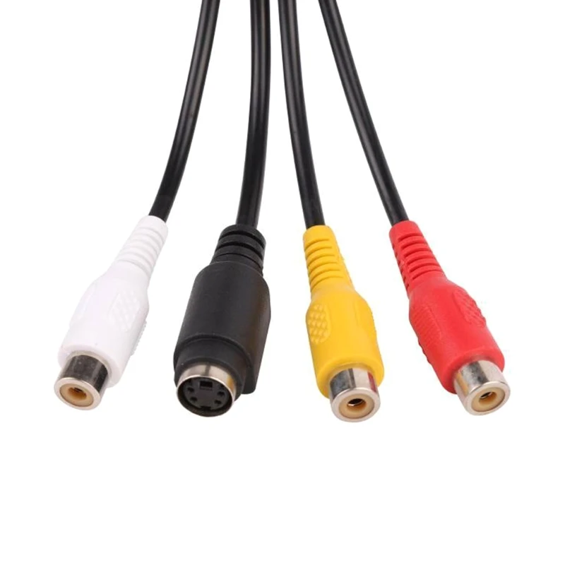 VGA(Tv-Out) к AV-кабелю VGA компонентный кабель для компьютера TV 3 RCA + S