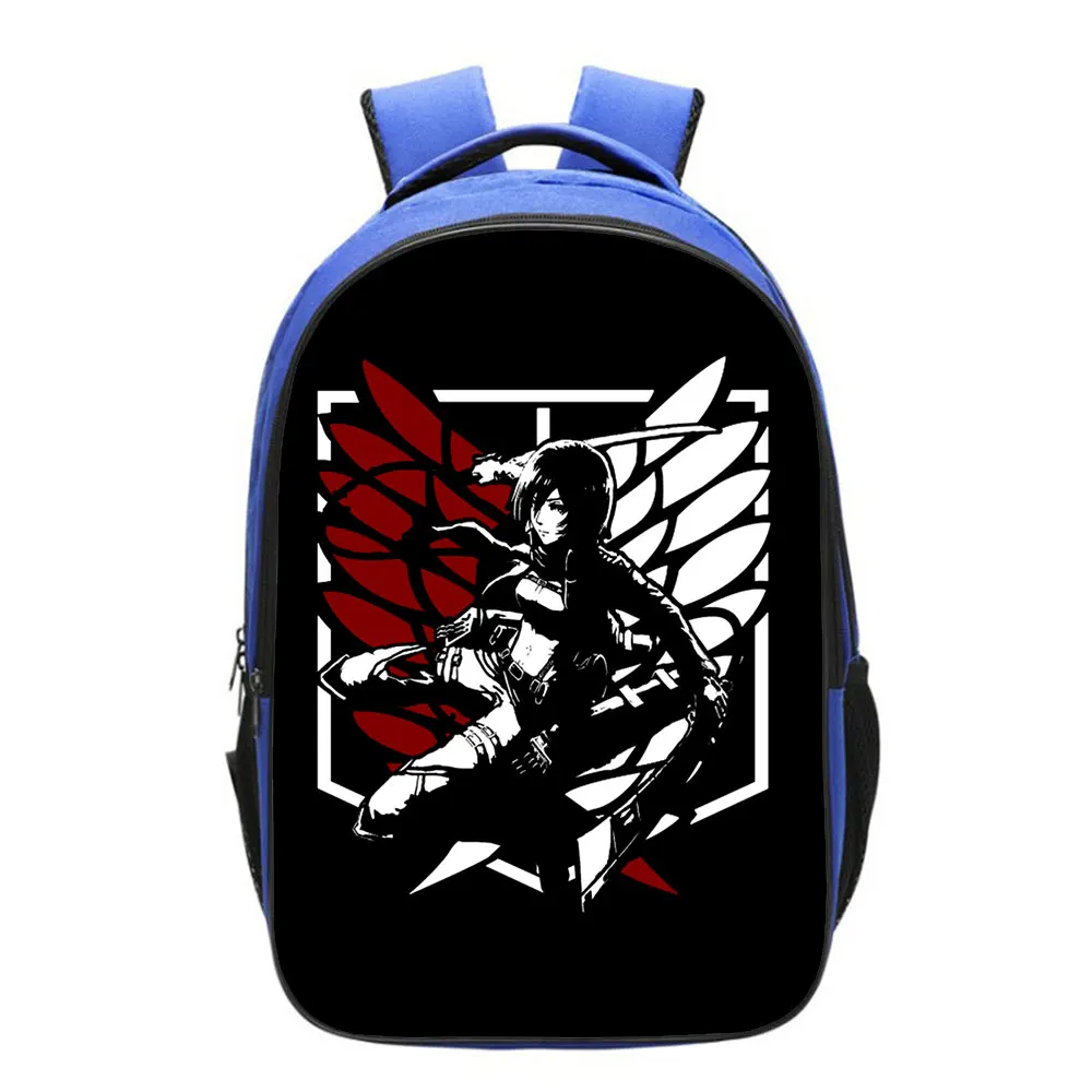 

Attack On Titan Backpack Anime Cartoon Printing School Bag Teens Bagpack Travel Outdoor Bags Boys Girls Casual Lovely Bags
