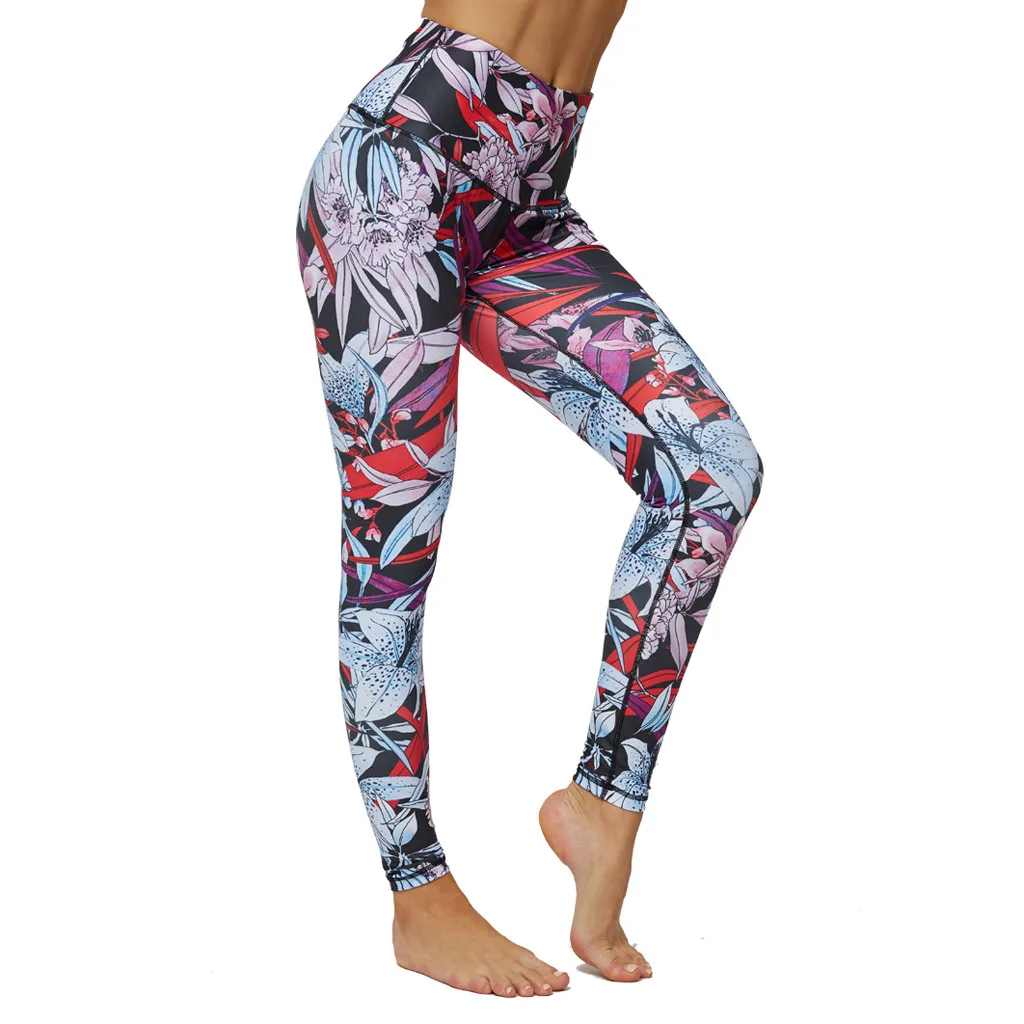 Женские обтягивающие спортивные Капри с высокой талией Сексуальные облегающие