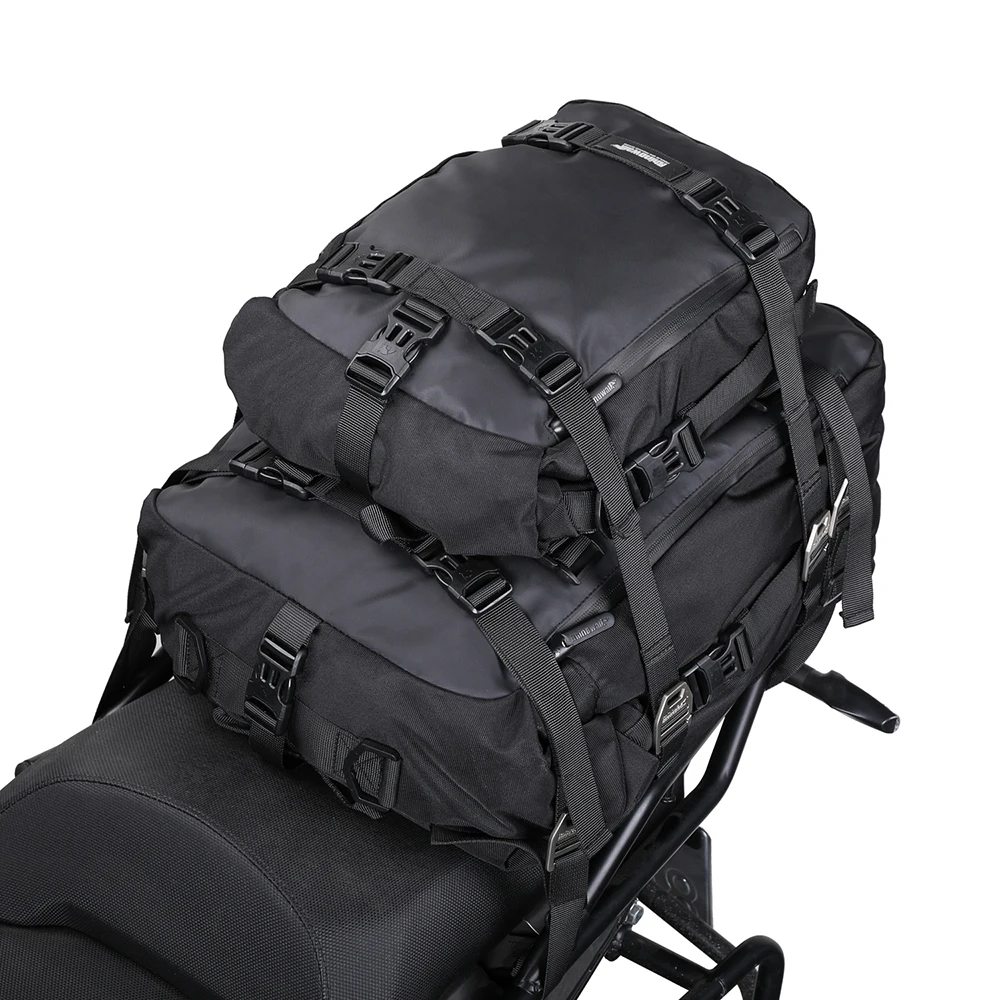 Rhinowalk Motorcycle Motocross Rear Seat Bag 10L 20L 30L Waterproof Luggage Pack Multi-Function 4 IN 1 Bumper Modification Bale