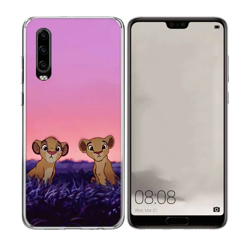Силиконовый чехол Simba Король Лев для huawei P30 P20 mate 30 20 10 Pro P10 lite P Smart+ Plus Z