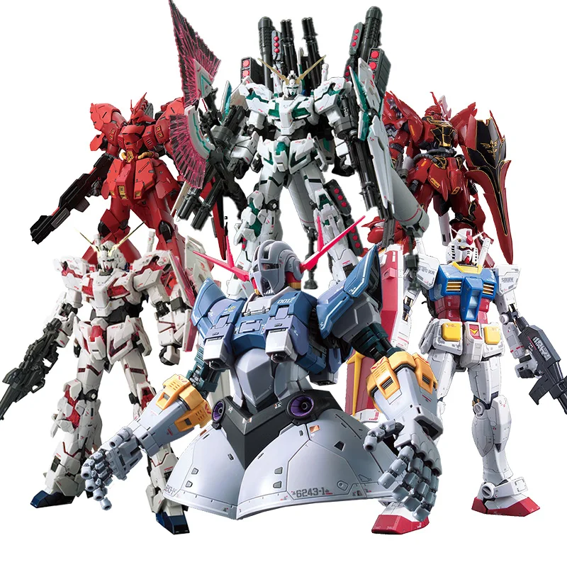 

Bandai RG UC Gundam Zeon Unicorn Lost Banshee Xin'anzhou Niu Gundam Sazabi Pirate Assembly Model