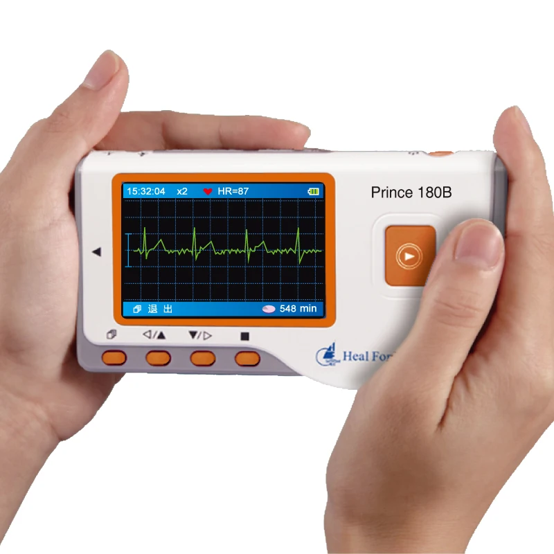 Портативный домашний монитор ЭКГ Heal Force Prince 180B 0 непрерывное измерение | Красота и