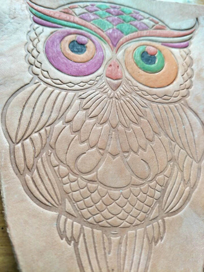 Ручная работа уникальный дизайн инструменты для работы с кожей резьбы штампы