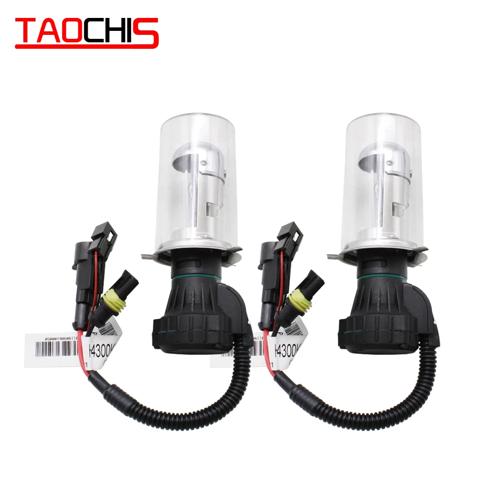 

TAOCHIS 12v 55w Car HID Headlight H4-3 Bi-Xenon Hi/Lo replacement bulbs 4300k 6000k 8000k head lamps Telescopic lights