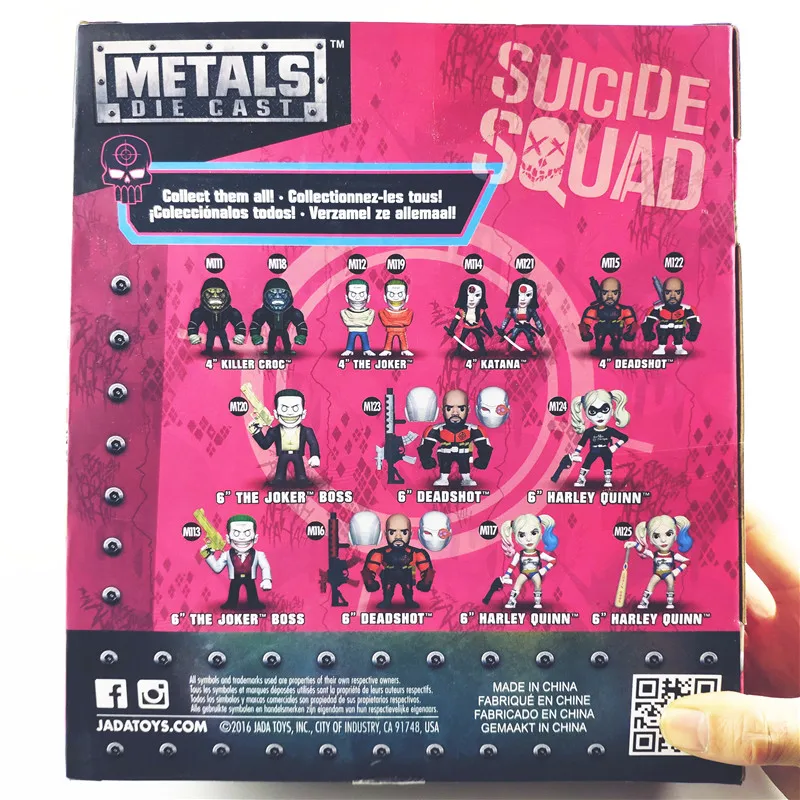 Bandai Metalss DC отряд самоубийц Harleen Quinzel Deadshot 6-дюймовая модель куклы из сплава