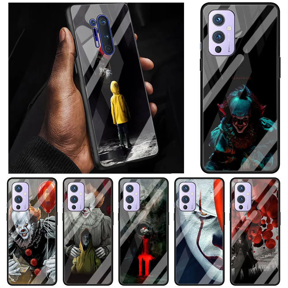 Pennywise страшный клоун рандомный чехол для OnePlus 8T 7 Pro 8 Nord из закаленного стекла