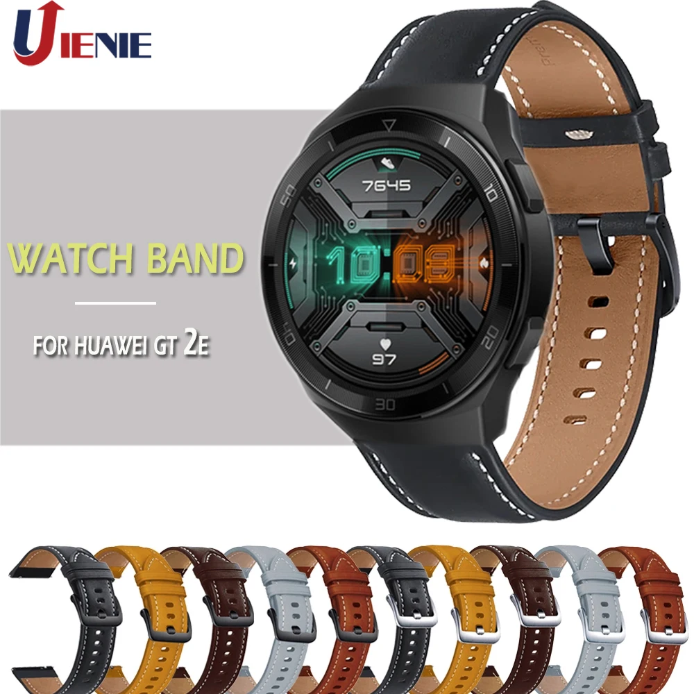 

For Gt 2e Strap Leather Band for Huawei Watch gt 2 Pro Watchband 22mm Sport Replacement Bracelet Wristband for Amazfit gtr 2 2e