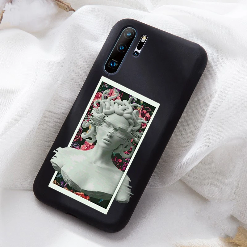 Мягкий ТПУ Матовый чехол с космонавтом луной для huawei P20 P20Lite P20Pro P30 чехол Fundas Coque чехол для huawei Honor 10 20 чехол - Цвет: 03