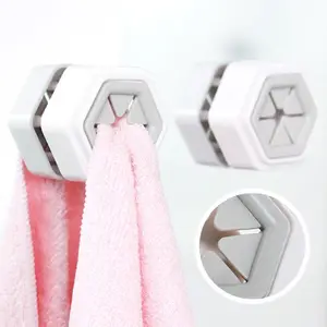 2 шт., самоклеящиеся круглые держатели для полотенец
