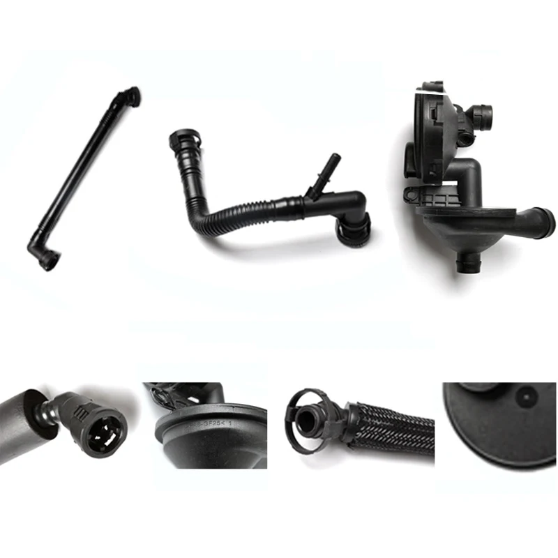 1 Set 11617501566 116175045 Crankcase Vent Valve+Breather Hose Kit For BMW3 E46 E39 X3 X5 Z3 Z4 320i 325i 330i 520i 525i 530i 11611432559 |