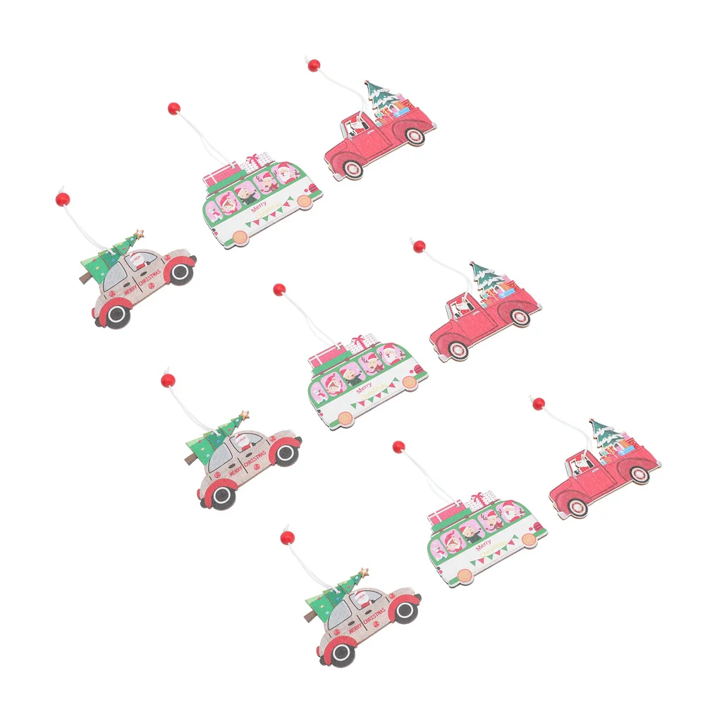 

9Pcs Christmas Door Decorations Unique Hanging Ornaments Party Decorations