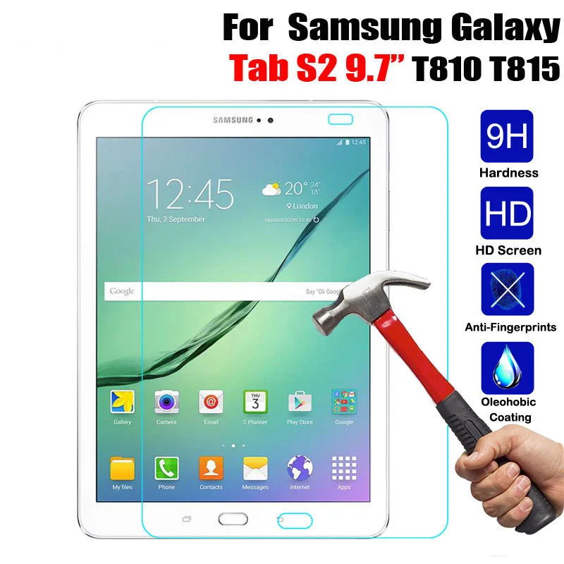 Закаленное стекло премиум-класса для Samsung Galaxy Tab S2 9 7 SM-T810 T813 T815 T819 дюйма Защитная