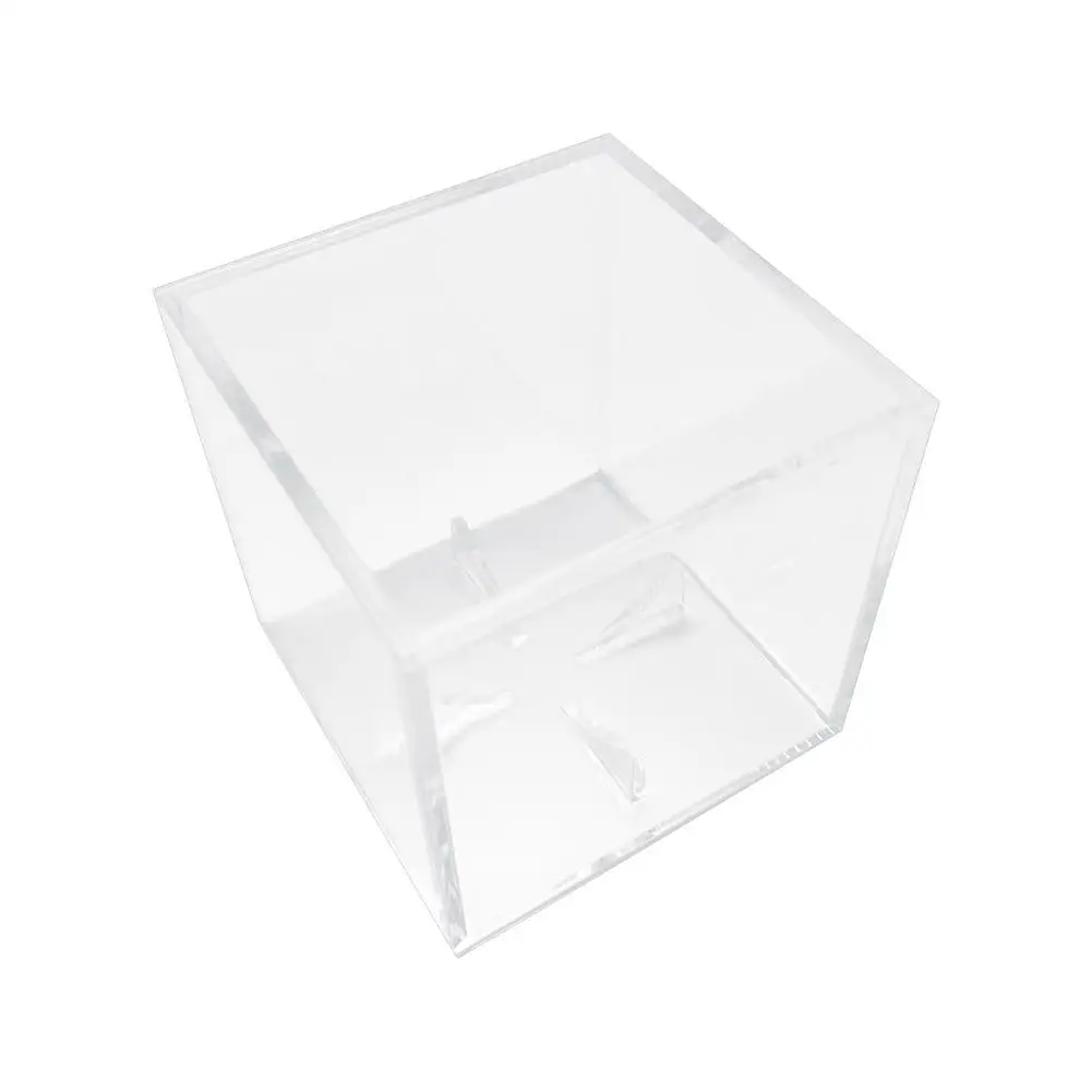 

Baseball Display Case UV Protected Square Baseball Cube Ball Holder Display Case Acrylic Boxes For Display For A Home Run Or