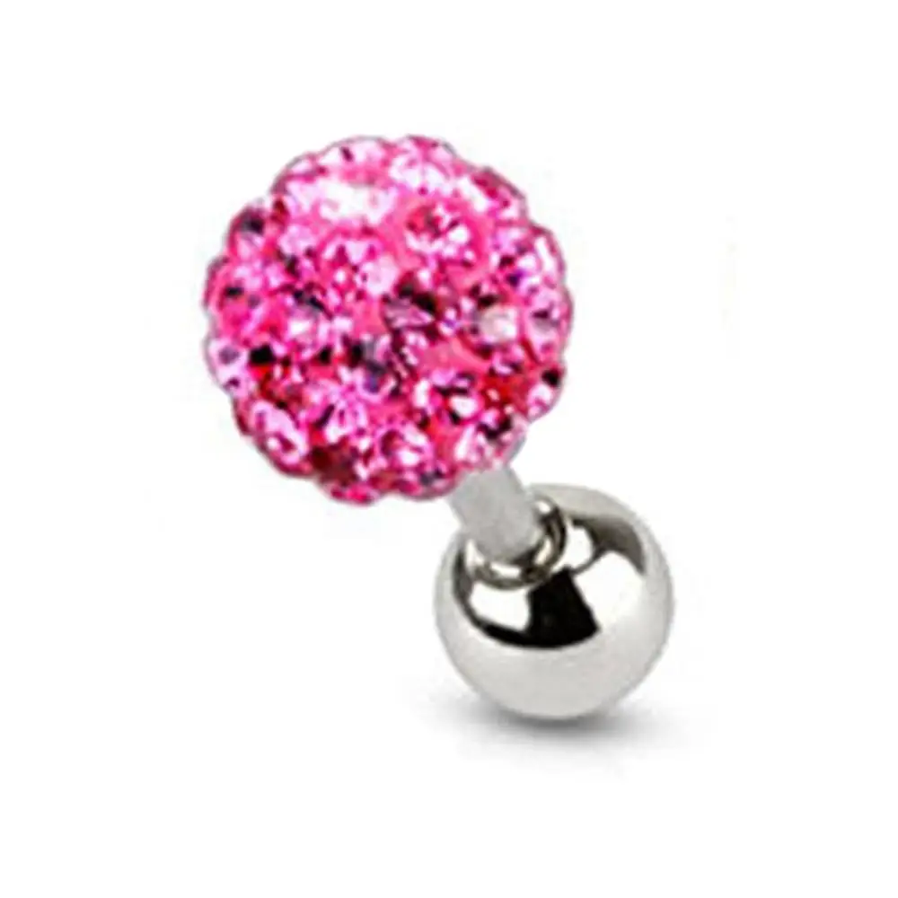 1 шт. кольцо из нержавеющей стали с кристаллами для пирсинга уха круглым носом Для