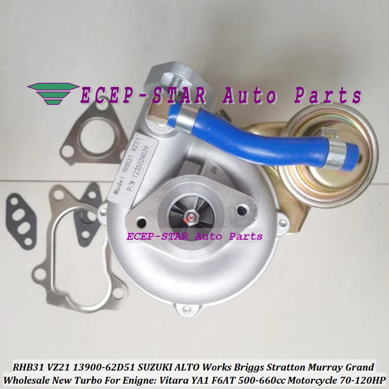 Бесплатная доставка RHB31 VZ21 13900 62D51 турбо для SUZUKI Jimny ALTO работает Briggs Stratton Murray 500 660cc