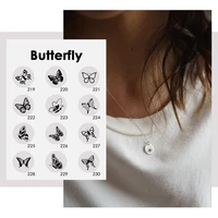 jujie butterfly necklaces for women stainless steel choker animal pendant necklace jewelry wholesaledropshipping 2021