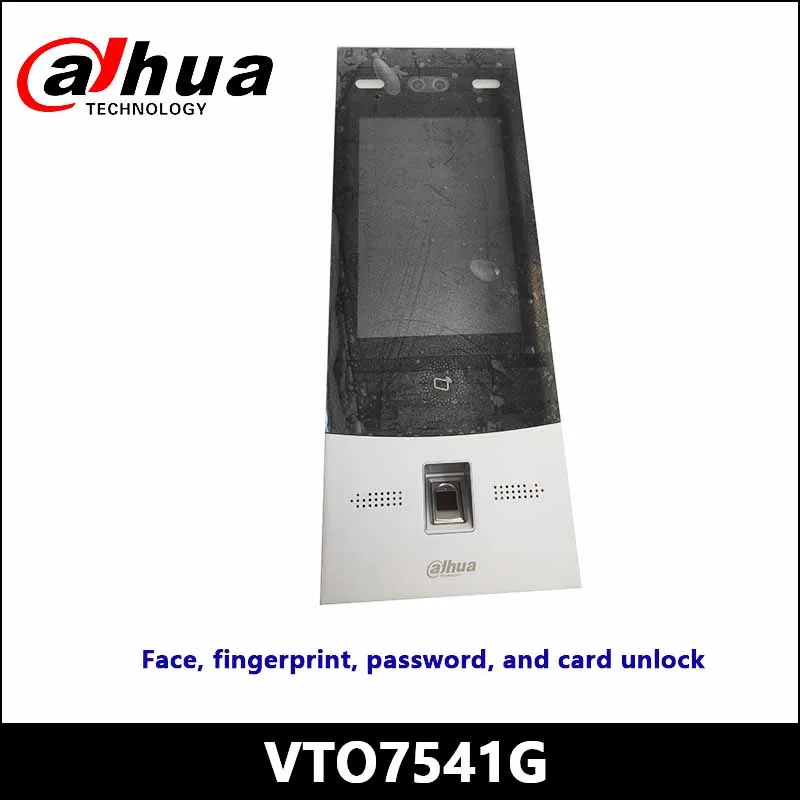 

Цифровое распознавание лица Dahua VTO7541G, уличная станция, обнаружение визунности, распознавание лица, отпечатков пальцев, пароля и разблокиров...