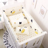 60120cm baby crib bumpers infant bedding set include cotton baby bed bumper bed sheet boys girls crib bed protector zt35