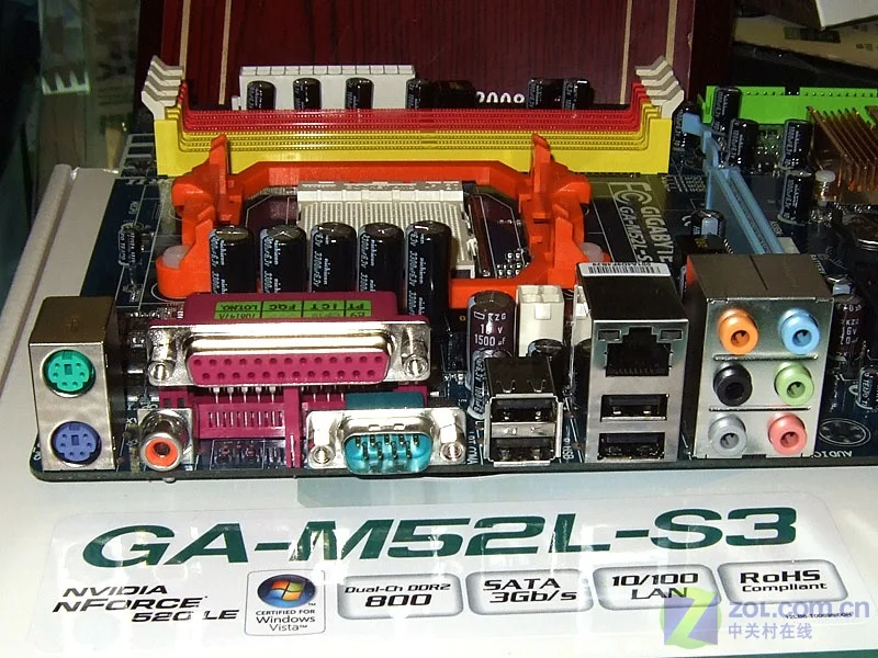 GIGABYTE GA-M52L-S3 настольная материнская плата для nForce 520LE Разъем Am2 для Athlon 64 FX X2 Sempron DDR2 16G используется M52L-S3