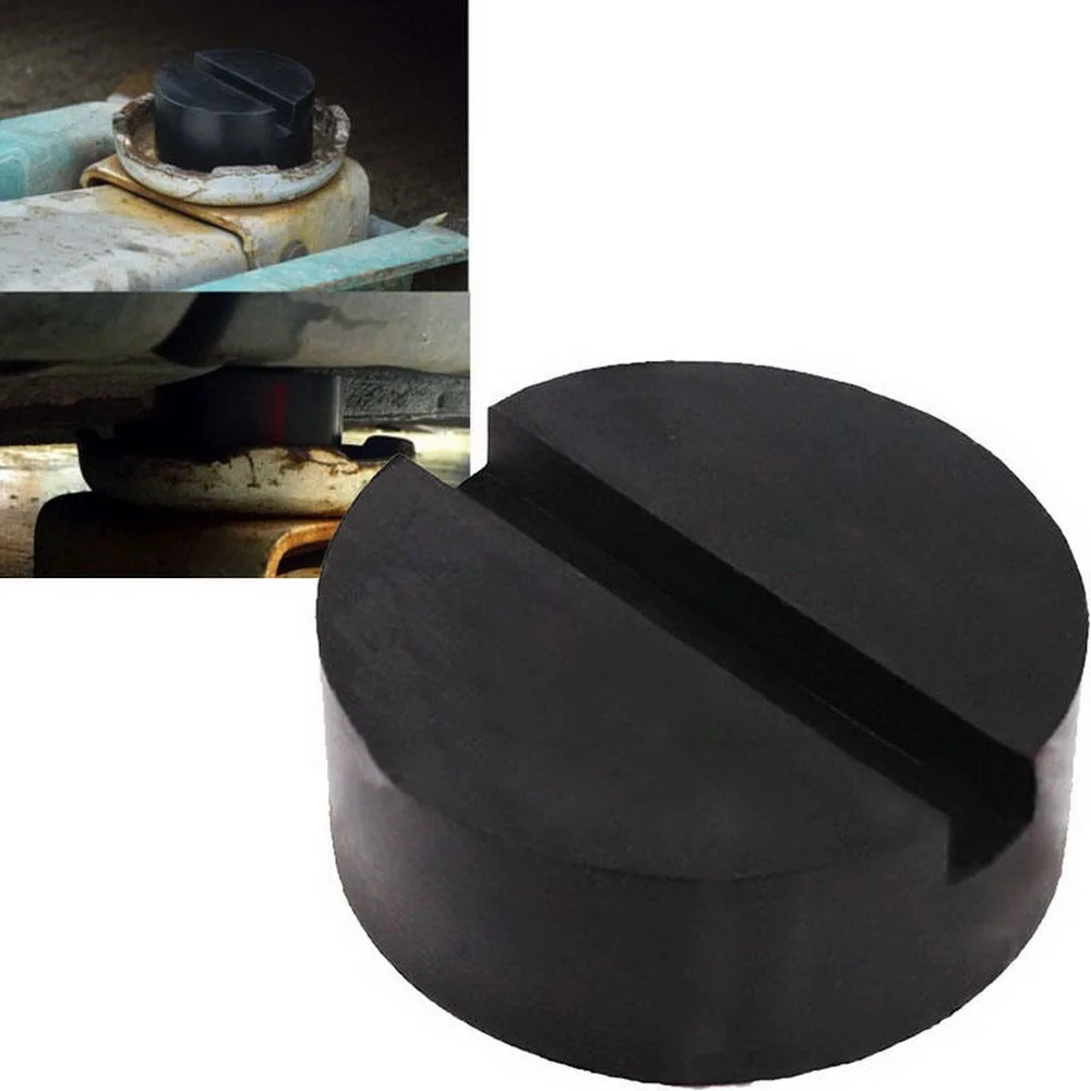 

2 Pcs Universal Trolley Floor Jack Disk Pad Adapter Rubber Pinch Weld Side New