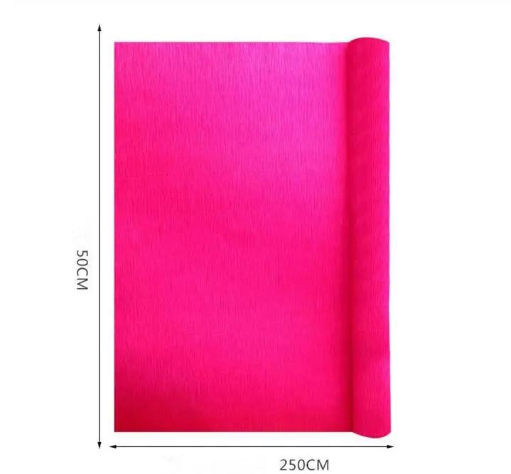 Декоративная креповая бумага для оригами 250*50 см сделай сам цветочная упаковка