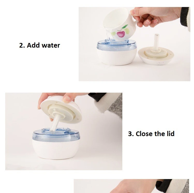 300 мл DC 5 В ультразвуковой увлажнитель воздуха Цветной СВЕТОДИОДНЫЙ