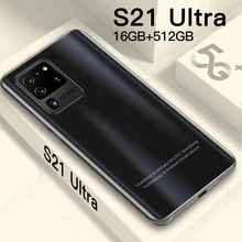 Global Version S21 Ultra Smartphones Android 7.2 HD Inch Mobile Phones 16GB 512GB 4G/5G Celular  Cellphones 24+48MP Phone