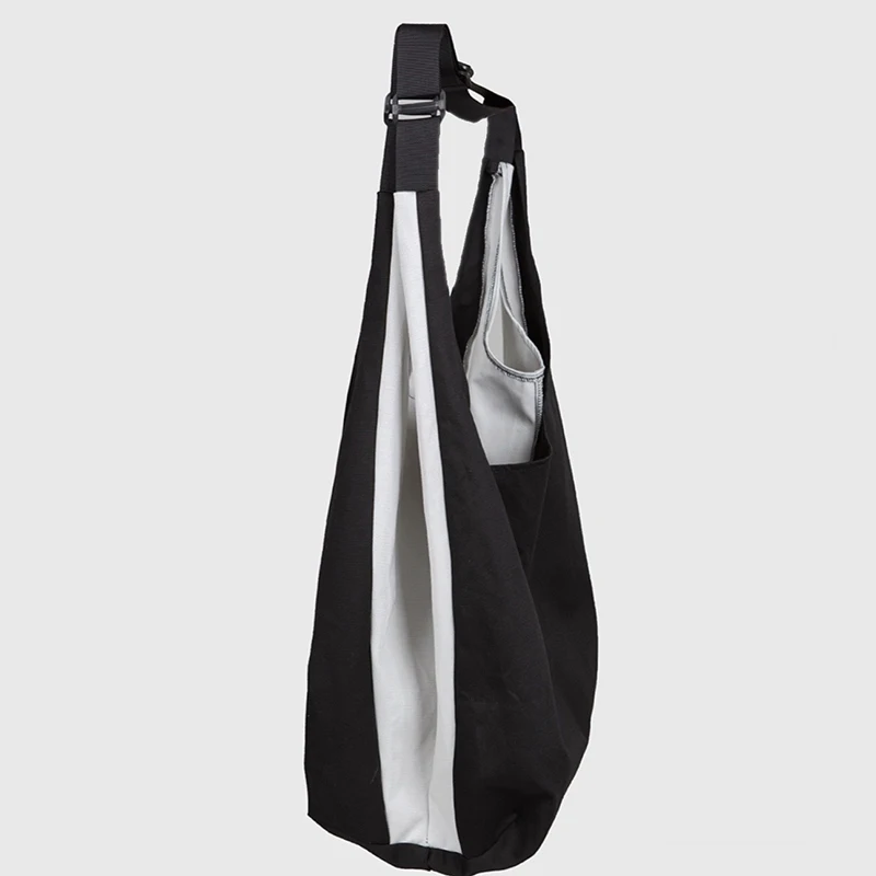 

Contrast Color Hasp Shopping Bag High Capacity Messenger Bag Travel Necessary Cosmetic Carry Article Storage Bag Accessories