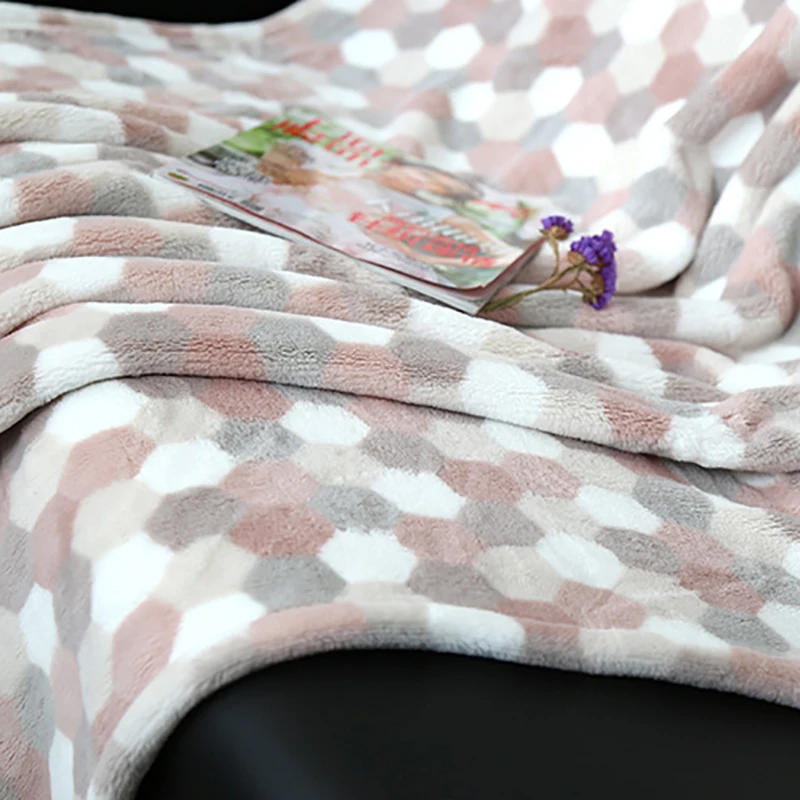 Одеяло Флисовое одеяло диван/кровать/самолёт дорожный плед Комплект постельного