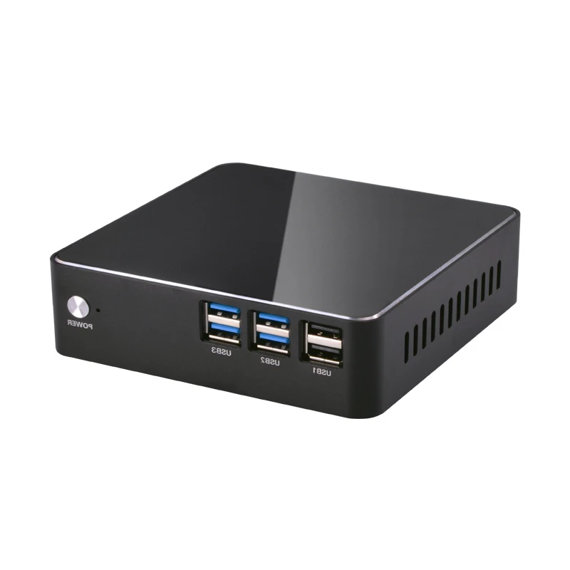 2019 безвентиляторный мини ПК i7 i5 7200U i3 7100U DDR4/DDR3 Win10 Pro Barebone Мини компьютер NUC Linux HTPC VGA