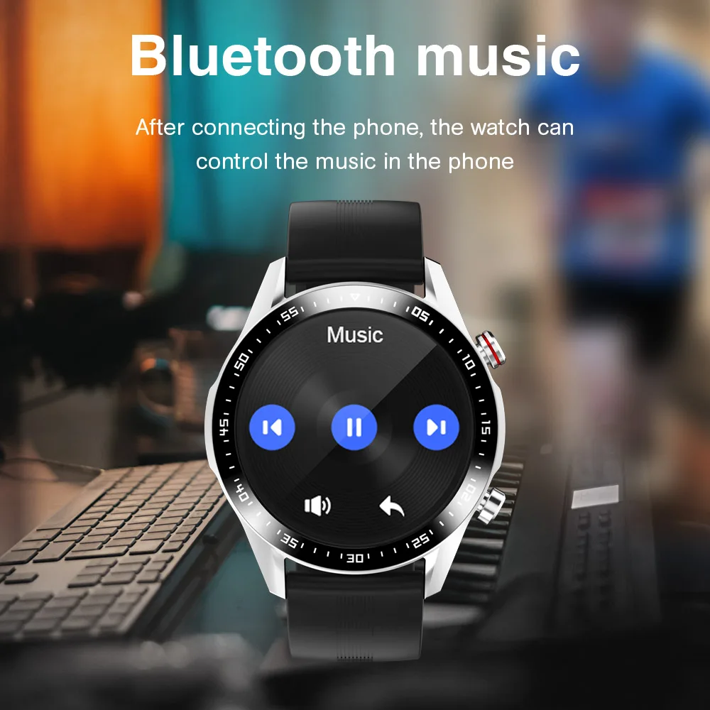 e1 2 smart watch men bluetooth call custom dial full touch screen waterproof smartwatch for android ios sports fitness tracker free global shipping