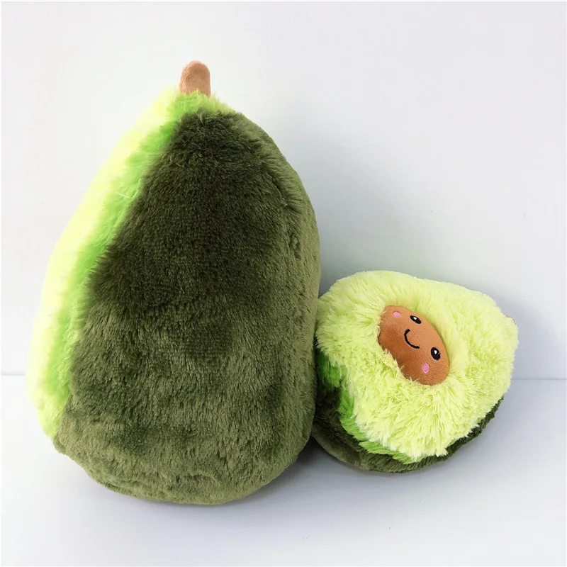 20CM Cartoon Cute Fruit Avocado Stuffed Plush Doll Toy Avocado Cushion Pillow Kids Gift images - 6