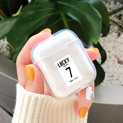 Жесткий милый чехол для наушников с Bluetooth Apple airpods s Pig Cat защитный прозрачный