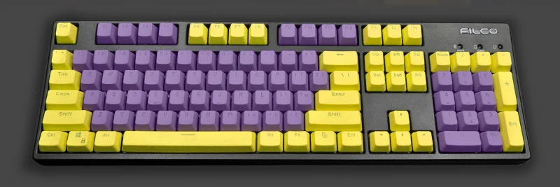 

61/87/104 Keys Lakers Theme PBT Keycaps For Mechanical Keyboard