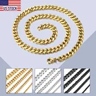 Мужское и женское панцирное ожерелье из нержавеющей стали, 357 мм, 18-20 дюймов