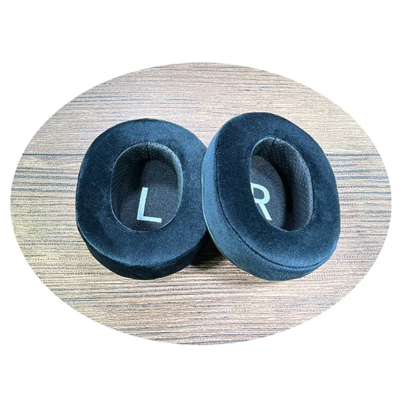 Сменные накладки для ушей из пены памяти овальные полностью бархатные 90X70 95X75 100X80