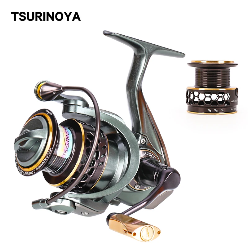 TSURINOYA JAGUAR 1000 2000 3000 Катушка для спиннинга 2 катушки 5 2: 1 9 + 1BB карп в соленой воде