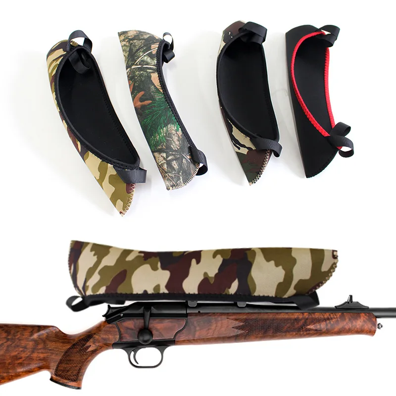 

Neoprene outdoor shotgun scope cover bag dustproof hunting neoprene camouflage rifle scope protective cover