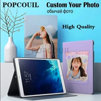 customize photo logo case for ipad air pro 12 9 11 10 5 mini 1 2 3 4 5 2018 2019 2020 personalized photo flip stand tablet case