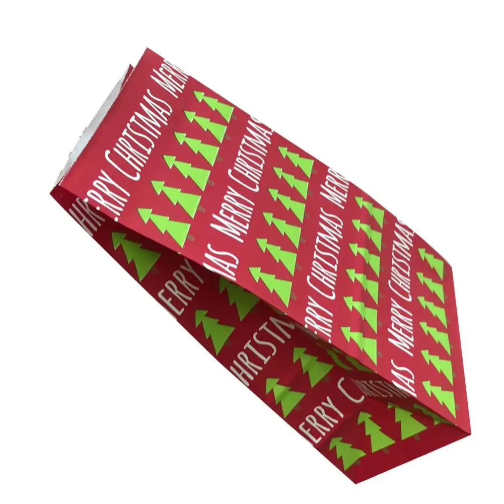 50 шт. рождественские пакеты подарки подарочные крафт бумага мешок для хранения