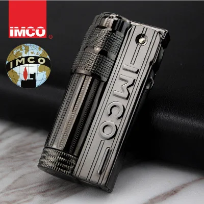 Бензиновая Зажигалка из нержавеющей стали IMCO 6700 - Цвет: Черный