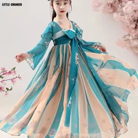 chinese dance kid costume traditional hanfu ancient stage performance for girls clothes children birthday party new year dress