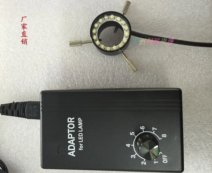 

3W LED Microscope Ring Light Source Machine Vision Detection Light Source Inner Diameter 21mm