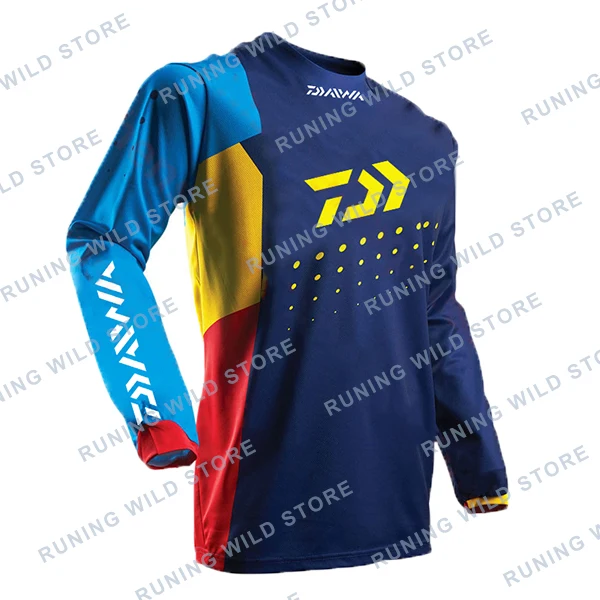 

2021 DAIWA Long Sleeve Anti-uv Breathable Coat Fishing Clothing Men Summer Fishing Shirt Size XS-5XL Jacket DAIWA Pesca