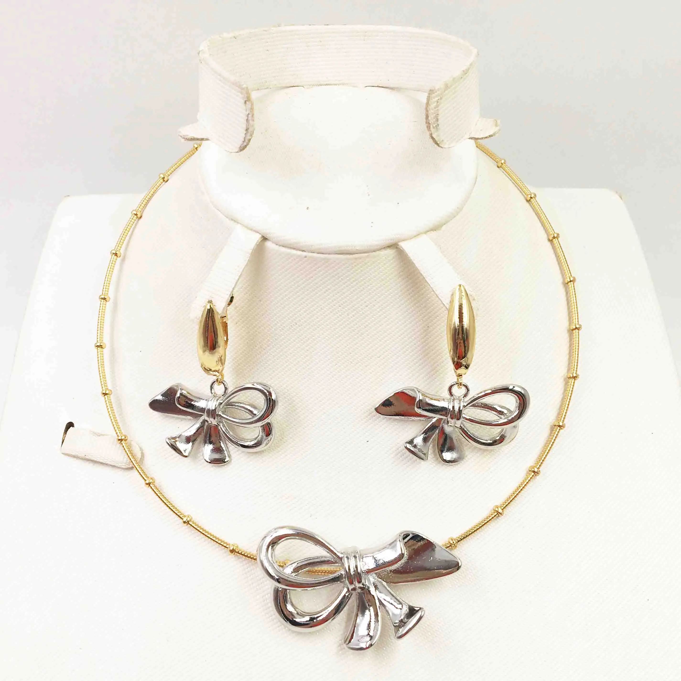 Лидер продаж Модный свадебный комплект ювелирных изделий из Дубая Африки